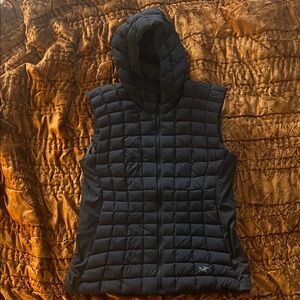 Arc'teryx Black Quilted Ski Vest
